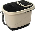 SPA-3549 – SPT Foot Spa Bath Massager w/Motorized Rollers, Tan and Black