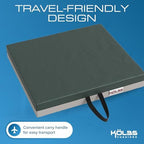Kölbs Gel Extreme Wheelchair Seat Cushion, Coccyx, Sciatica & Tailbone Pain Relief, Ideal for Office, Kitchen Wheelchairs and Auto, 16 x 16 Inch Seat, 3 Inch Thick