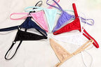 LinvMe Women's Extreme Sexy Hot Silk Micro Bikinis Set Mini Thong Swimwear