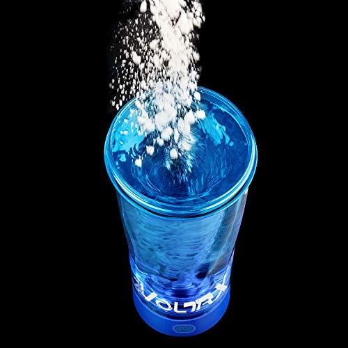 VOLTRX Premium Electric Protein Shaker Bottle, Made with Tritan - BPA Free - 24 oz Vortex Portable Mixer Cup/USB Rechargeable Shaker Cups for Protein Shakes