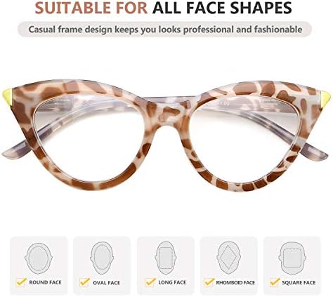 Eyekepper Small Reading Glasses for Women Cat-eye Style Ladies Readers
