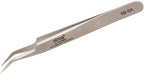 Vetus Tweezer Stainless Steel Non-magnetic Curved Pointed Tip Precision Eyelash Eyebrow Extensions Lashing Tool (5b-sa)