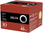 Delta Q Qalidus Espresso Capsules for Delta Q Machines, Intensity 10 Coffee Pods with Caramel Notes, XL Pack, 40 Pods