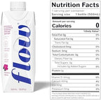 Flow Mineral Spring Water, Organic Blackberry + Hibiscus, 12 Pack (16.9 Fl Oz) - Naturally Alkaline with Electrolytes and Zero Sugar