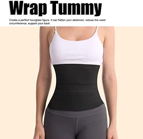 Sonew 3 Meter Waist Trainer for Women, Trimmer Belt Adjustable Lumbar and Back Support, Elastic Tummy Snatch Bandage Band Wrap for Body Shaping, Belly Body Shaper Compression Wrap