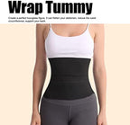 Sonew 3 Meter Waist Trainer for Women, Trimmer Belt Adjustable Lumbar and Back Support, Elastic Tummy Snatch Bandage Band Wrap for Body Shaping, Belly Body Shaper Compression Wrap