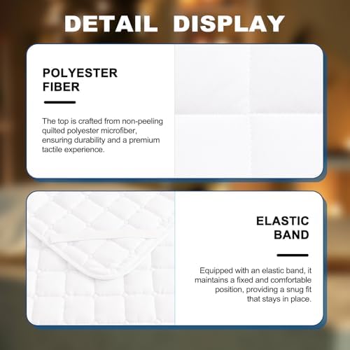 Massage Table Sheets Massage Table Topper Washable Massage Table Pad with Face Hole Polyester Fiber Lash Bed Foam Topper for Spa Salon Tattoo Home Estheticians Gift (White,Bed Not Included)