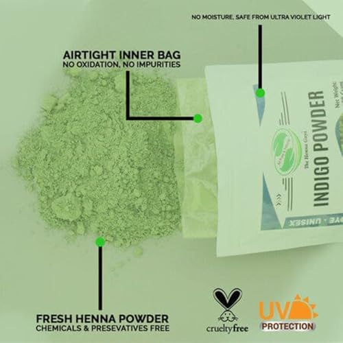 1000 Grams INDIGO POWDER For Hair Dye/Color - The Henna Guys