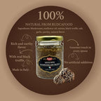 Rudca Food Italian Gourmet Truffle Sauces & Spreads – 100% Natural Truffle Condiment for Pasta, Risotto, Meats & Bruschetta – Authentic Italian Taste – 2.82 oz (80g) (Black Truffle Mushroom)