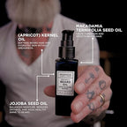Murdock London Beard Oil for Men - Natural Scent Beard Oil for Healthy growth & Nourishment - Provides Glossy finish - 50 ml