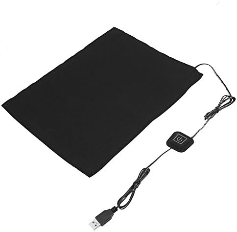 5V USB Heater Carbon Fiber Heating Pad 3-Shift Electric Cloth Heater Pad Heating Element for Neck Back Abdomen Lumbar Heating Pad Pet Warmer