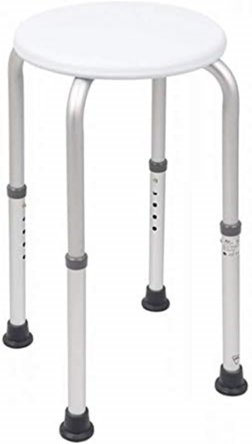 Homecraft Tall Shower Stool, Nonslip Bath Seat, Adjustable Lightweight Shower Stool for Safe Showering and Bathing, Bathtub Bench for Disabled, Elderly, Handicapped, Independent Daily Living Tool