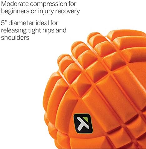 Trigger Point Performance TriggerPoint GRID Ball Foam Massage Ball (5-Inch) , Orange