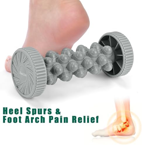 Foot Roller Massager for Plantar Fasciitis Relief, Manual Deep Tissue Foot Massager for Circulation, Pain Relief, Reflexology Trigger Point Therapy Feet Massage Roller for Arch, Heel Recovery