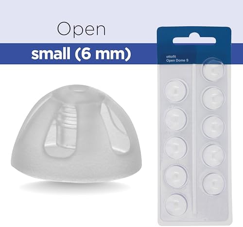 Oticon Replacement Domes for MiniRite Hearing Aids (6mm Open)