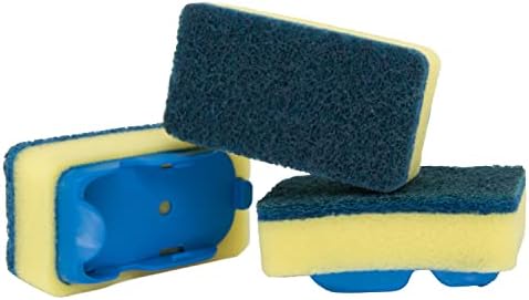 Spontex Dishmop Refills | Strong Replacement Sponge Heads for Washing Up Brush | Sponge Scourer for Efficient Cleaning | 27 Count