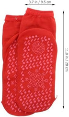 INOOMP 3 Pairs Tourmaline Thermal Circulation Self-Heating Shaping Socks,Tourmaline Slimming Health Sock,Foot Massage Thermotherapeutic Sock