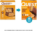Quest Nutrition Crispy Chocolate Peanut Butter Hero Protein Bar, 18g Protein, 1g Sugar, 3g Net Carb, Gluten Free Protein Snack, Keto Friendly, 4 Count
