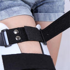 Adjustable ROM Hinged Hip Joint Abduction Orthosis Leg Brace Articulated Hip Joint Fixation Bracket Thigh Fracture Protector for Surrounding Soft Tissue Injuries