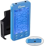 Tens Unit Plus 24 Rechargeable Electronic Pulse Massager Machine Multi Mode Device with All Accessories (Blue)