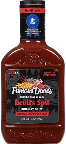 Famous Dave's BBQ Sauce Variety Bundle - 3 pck, Rich & Sassy, Devil's Spit & Texas Pit (58 oz.)