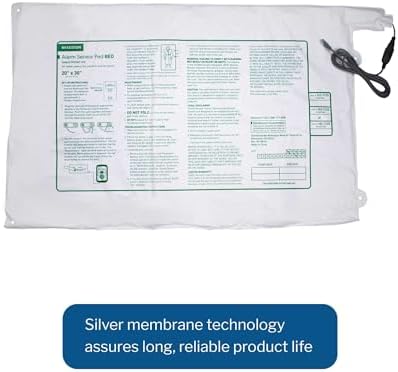 McKesson Alarm Sensor Pad for Beds - Vinyl, for use with Fall Prevention Monitors, Elderly Safety - 20 in x 30 in, 1 Count
