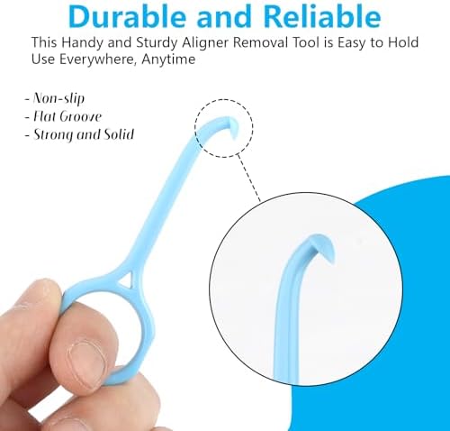 Aligner Removal Tool, 15PCS Retainer Remover Tool, Clear Aligner Removal Tool for Invisalign Removable Retainers, Denture Braces Retainer Removal Pull Tool Kit, Bracket Remover for Braces