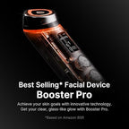 medicube Booster Pro | 6-in-1 Real Glass Glow Beauty Massager | for Clear, Radiant, Firmer-Looking Skin | Korean Skin Care | Black