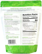 Aiya Sweetened Matcha Blend Powder - Matcha Latte Powder With Antioxidant-Rich Japanese Green Tea & Pure Cane Sugar - Ideal for Smoothies, Lattes, and Culinary Creations - 1kg Bag (2.2 lbs)