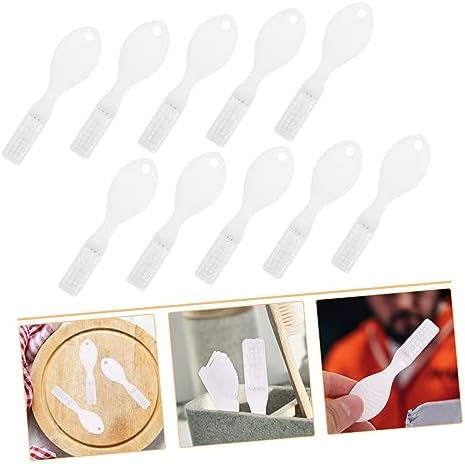 DOITOOL 10pcs Teeth Accessories Toothbrushes Mini Clean Tools Mini Toothbrush Small ES Prison Use Size Tiny Prison ES Tooth Brush