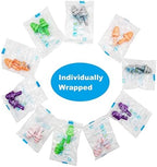 100 Pair Silicone Reusable Ear Plugs for Swimming, Sleeping, Concerts & Music - Bulk Pack of Swimmers Ear Plugs for Adults - Noise Reduction up to 25dB Swimming Earplugs for Men Women Ear Protection