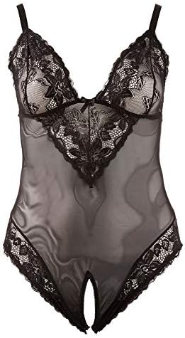 Cottelli Collection Crotchless Body, Black, XX-Large, 180 Gram