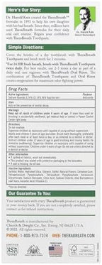 TheraBreath Toothpaste - 4 oz