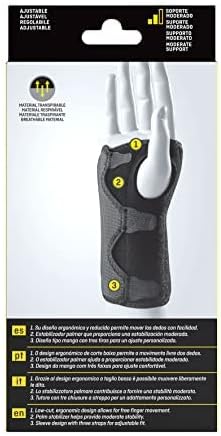 FUTURO Comfort Stabilizing Wrist Brace, Helps Support Sprains, Strains, and Symptoms of Carpal Tunnel Syndrome, One Size