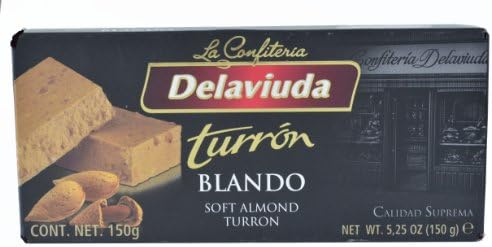 Delaviuda Soft Almond Turron (Turron Blando) 5.25 Oz (150g)