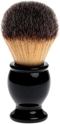 Fendrihan Synthetic Shaving Brush with Black Handle for Personal and Professional Shaving