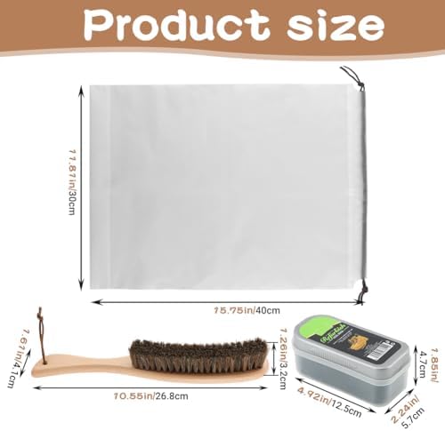 4-Pcs Felt Hat Cleaning Kit, Professional Cowboy Hat Care Kit Brush Cleaning Kit for Cowboy & Baseball Hats