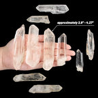 1.1lb Large Raw Clear Quartz Points, Bulk Natural Clear Quartz Crystals - Rough High Energy Quartz Crystal for Cabbing, Decoration, Polishing, Wire Wrapping, Wicca & Reiki Crystal Healing