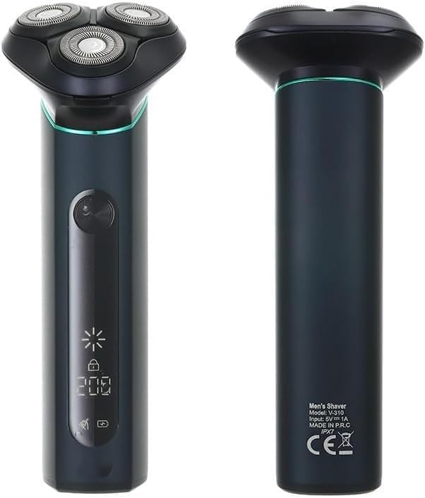 Electric Shavers for Men, Metal Housing 3D Floating Rotary Electric Shaver for Men Waterproof Beard Electric Razor Face Shaving Machine Rechargeable