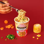 Nissin Cup Noodles Protein Ramen, Beef Flavor with Bone Broth, 16g Protein, 2.54 Ounce Cup (Pack of 6)