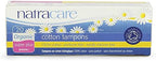 Natracare Non-Applicator 100% Organic Cotton Tampons, Super Plus, Totally Chlorine Free, Biodegradable and Compostable (1 Pack, 20 Tampons Total)