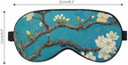 Van Gogh Famous Painting Sleep Eye Mask Blossom Almond Men Women Sleep Mask with Adjustable Strap Eye Cover Eye Shade for Travel, Nap,Meditation