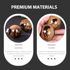 2Pcs Health Exercise Jade Ball for Elderly Black Massage Hand Balls for Relief and Finger Relaxation Traditional Baoding Tool for Home Use