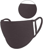 Trimming Shop Kids Face Mask Reusable Washable Face Covering for Children 2 Ply Face Mask, Cotton Face Mask Breathable Safety Mask Protection from Pollution, Grey, 14cm x 10cm, 1pc