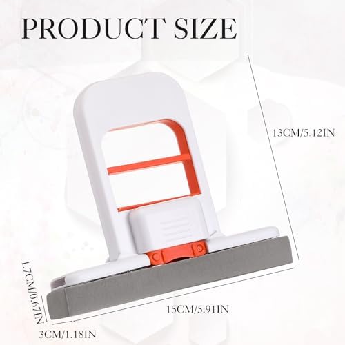 3 Pcs Mini Foldable Desktop Mop Portable Mini Sponge Mop with 9 Pcs Sponge Head Do Not Wash by Hand with Replaceable Sponges Head Self Squeezing Short Mops for Kitchen Floor, Reusable Mops