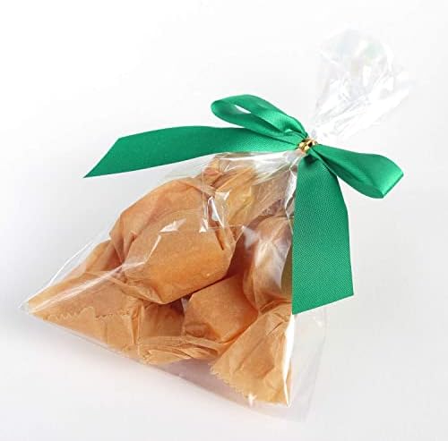 Morepack 6x9 Inches Clear Cellophane Bags 200 Pcs OPP Plastic Treat Bags with 200 Twist Ties for Gift Wrapping,Packaging Candies,Dessert,Bakery, Cookies, Chocolate,Party Favors
