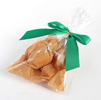Morepack 6x9 Inches Clear Cellophane Bags 200 Pcs OPP Plastic Treat Bags with 200 Twist Ties for Gift Wrapping,Packaging Candies,Dessert,Bakery, Cookies, Chocolate,Party Favors