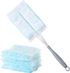 Flash Dust Magnet Refill Fluffy Duster Refill Disposable Duster Refill Hand Duster Refill Replacement Duster Head With 10Refills 1Handle Dusters For Cleaning 11PCS