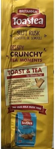 Britannia Wheat Rusk - Suji Toast - with Added Cardamom - 305 Grams