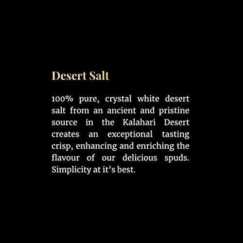 SAVOURSMITHS Hand Cooked Potato Chips, Desert Salt, Gluten Free, Vegan, Non Gmo, All Natural, 5.29 Oz, 4 Count